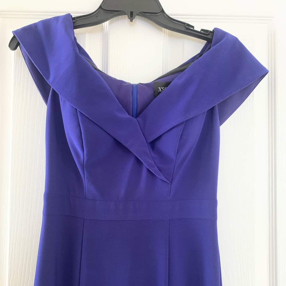 Full length gown off the shoulder